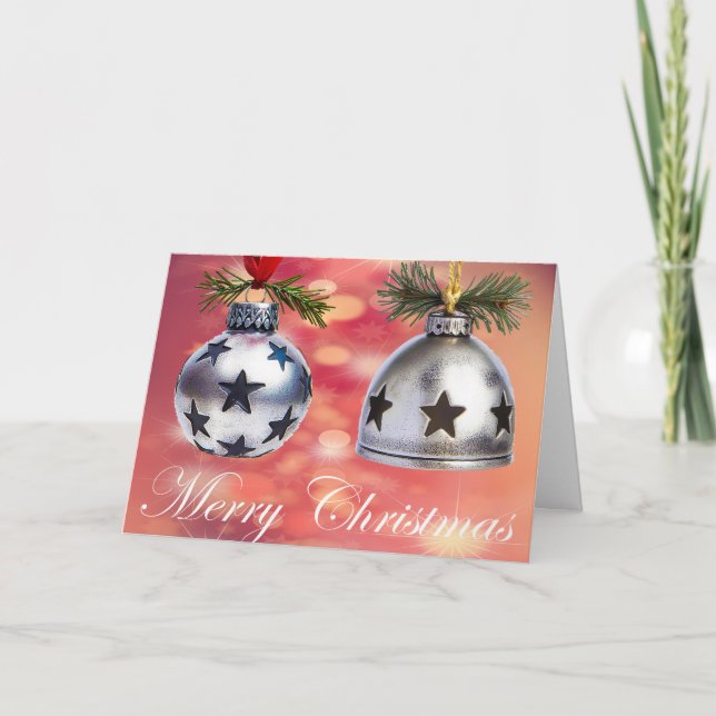 Cartão De Agradecimento Feliz Natal (Frente)