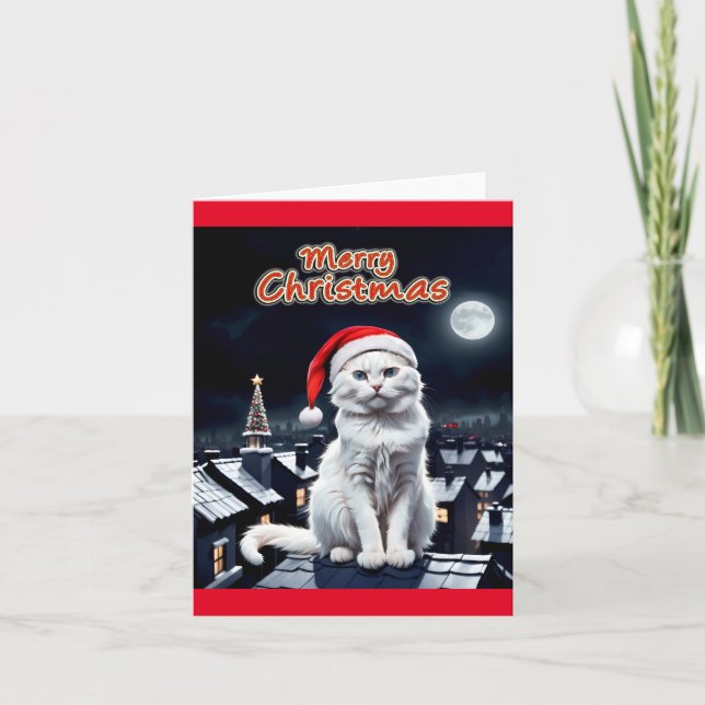 Cartão De Agradecimento feliz natal (Frente)