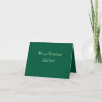 Feliz Natal verde simples fundo solo feriado