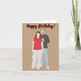 Cartão De Agradecimento Feliz Pai De Aniversário, Vovô Etc.