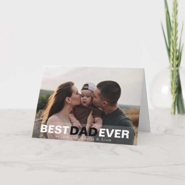 Cartão De Agradecimento Feliz primeiro Dia de os pais da Esposa (Frente)