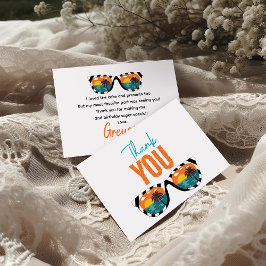 Cartão De Agradecimento Festa de 2º Aniversário do Menino Maneiro