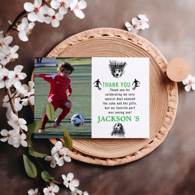 Cartão De Agradecimento Festa de 5º Aniversário do Gol! Futebol (Criador carregado)