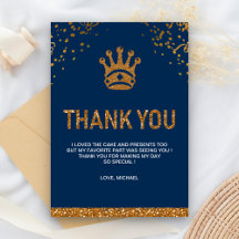 Festa de Aniversário Coroa Real Príncipe Dourado A