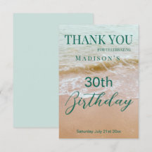 Festa de Aniversário de 30 anos na Praia
