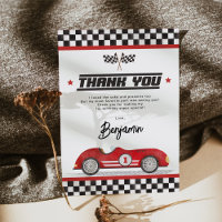 Festa de aniversário de Carro Vermelho Retro
