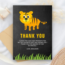 Festa de Aniversário de Crianças do Tigre Fofo