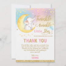 Festa de aniversário de elefante de estrela piscan