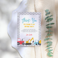 Festa de aniversário de Menino de Veículos de Cons