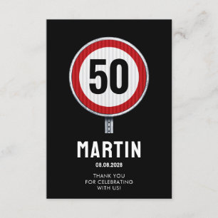 Cartão De Agradecimento FESTA DE ANIVERSÁRIO PERSONALIZADA DA IDADE com si