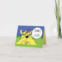 Cartão De Agradecimento Festa de Cachorro Engraçada! Personalizar