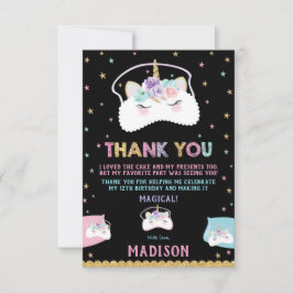 Cartão De Agradecimento Festa de Deslização de Máscara de Deslizante de Má
