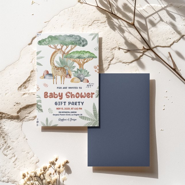 Cartão De Agradecimento Festa de Oferta de Chás de fraldas para Animais de (Criador carregado)