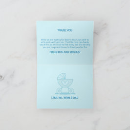 Cartão De Agradecimento Festa de Revolução de Meninos