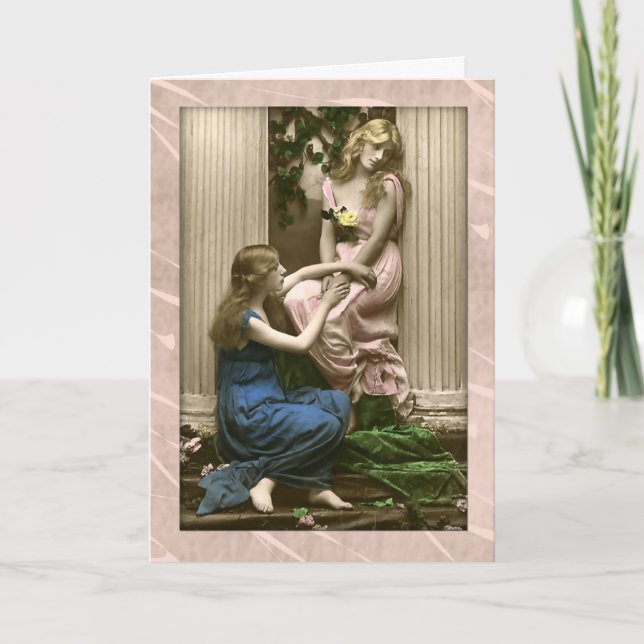 Cartão De Agradecimento Festa Epic, obrigado suas senhoras vitorianas (Frente)