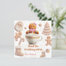 Festa infantil de biscoito de gengibre fofo