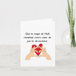 Cartão De Agradecimento Festive Wishes: Christmas Magic Greeting Card for