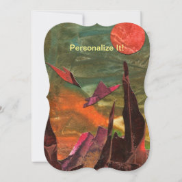 Cartão De Agradecimento Fichas vitais da alienígena Sci=Fi "Bombeiros" em