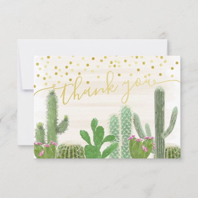 Cartão De Agradecimento Fiesta Taco Bout Love Chá de panela Obrigado (Frente)