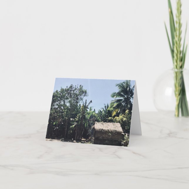 Cartão De Agradecimento Filipino Hut (Frente)