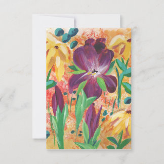 Cartão De Agradecimento Fire e Iris agradeceram as cartas