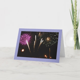 Cartão De Agradecimento Firework Thank you Card