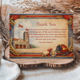 Cartão De Agradecimento First Responder Graduation Celebration