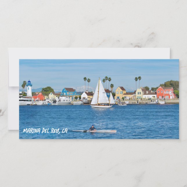 Cartão De Agradecimento Fisherman's  Village - Marina Del Rey, CA (Frente)