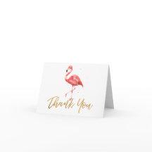 Flamingo Rosa Tropical Watercolor Dourada