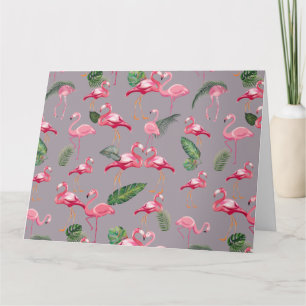 Cartão De Agradecimento Flamingos Love Standard 6