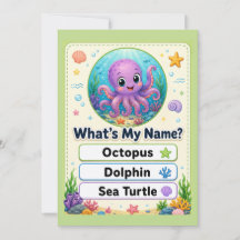 Flashcard de Aprendizado de Polvo Fofo para Crianç