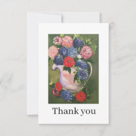 Cartão De Agradecimento Flat Thank You Card