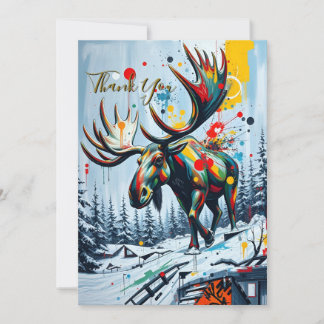 Cartão De Agradecimento Flat Thank You Card