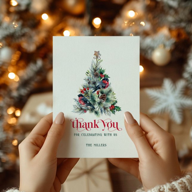 Cartão De Agradecimento Flat Thank You Card (Criador carregado)