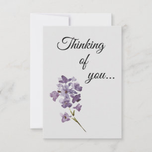 Cartão De Agradecimento Flat Thinking of You Floral Card