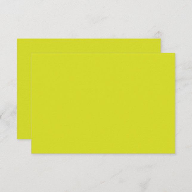 Cartão De Agradecimento Flat Yellow Background – Back-to-School Texture (Frente/Verso)