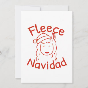 Cartão De Agradecimento Fleece Navidad