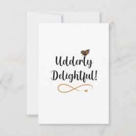Cartão De Agradecimento Floral Boho Highland Cow Butterfly Whimy