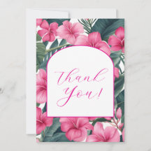 Floral de Férias Rosa Tropical