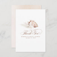 Floral de Luz de Grama Elegante Pampas Obrigado