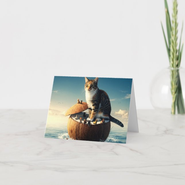 Cartão de Agradecimento Floral Elegante – Saudação (Frente)