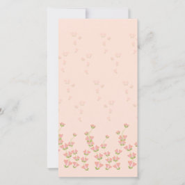 Cartão De Agradecimento Floral Fantasias