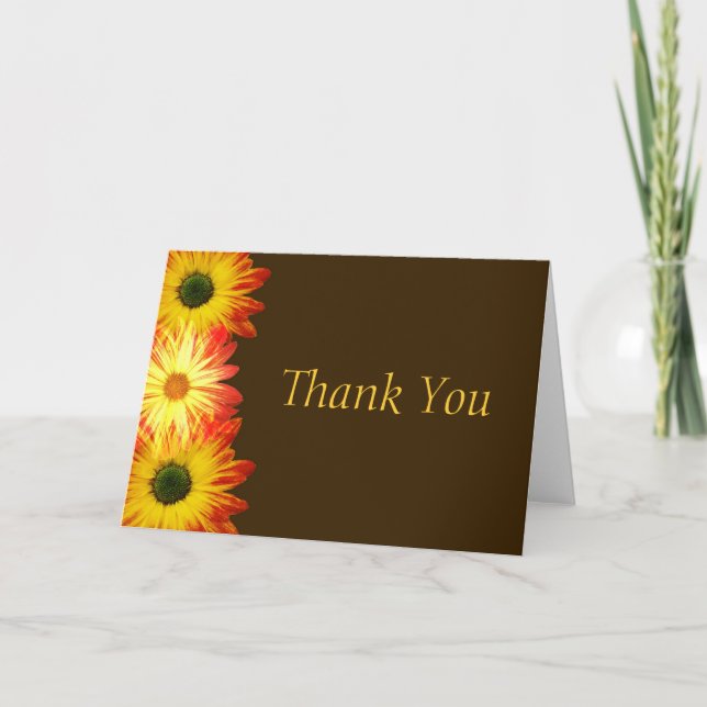 Cartão De Agradecimento Floral Obrigado (Frente)