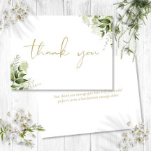 Floral Verde Personalizado Escrito Elegante Dourad