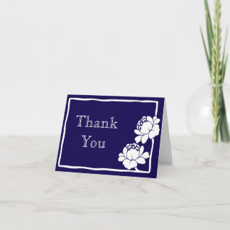 Cartão De Agradecimento Floral Wedding Obrigado