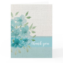 Flores de Campo Azul Elegante Aquarela