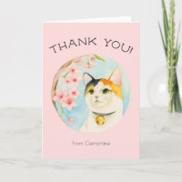 Flores de Gato Calico e Rosa | Obrigado!