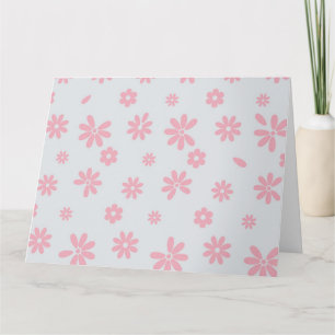 Cartão De Agradecimento Flores e Petais 12