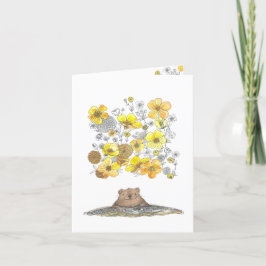 Cartão De Agradecimento Flores Lindas de Primavera