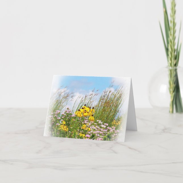 Cartão De Agradecimento Flores selvagens 11 (Frente)